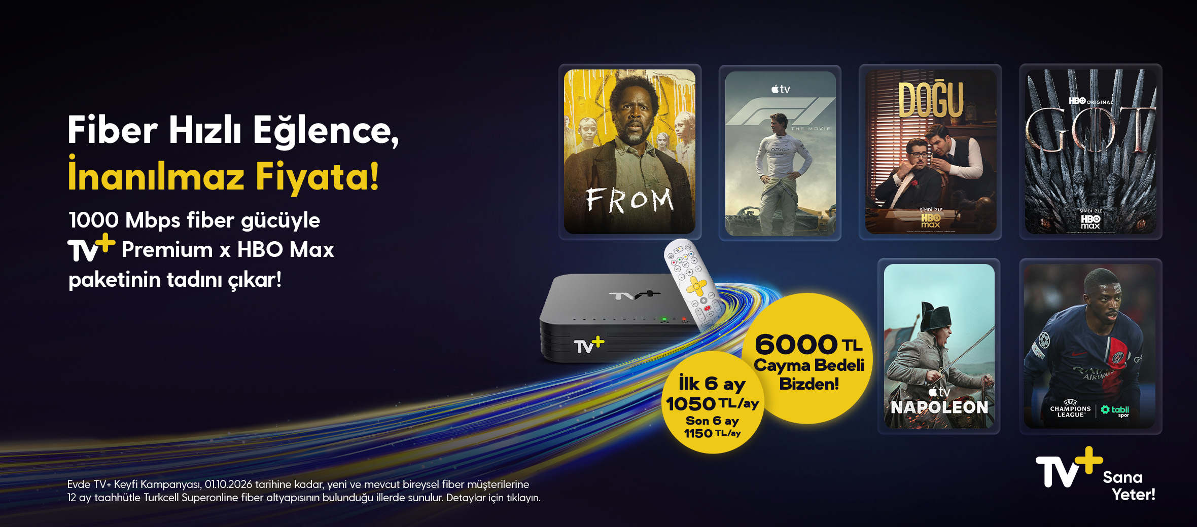 Evde TV+ paketleri ile eğlence dolu internet deneyimi